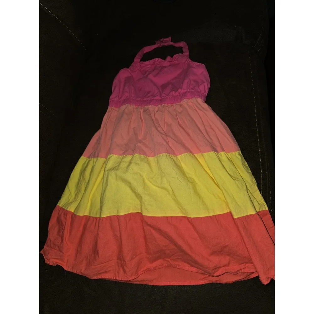 Gymboree pineapple punch halter dress size 5t
